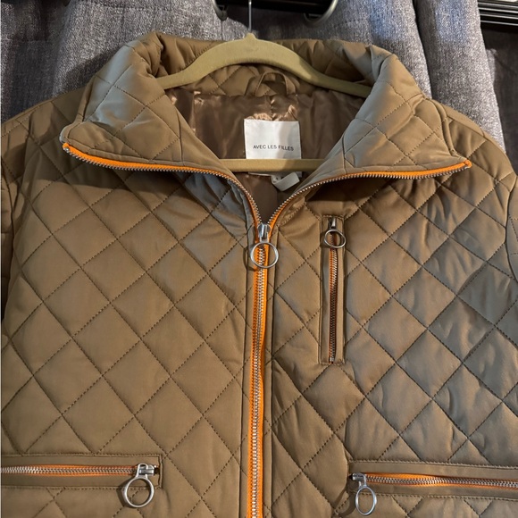 Avec Les Filles Quilted Crop Jacket - Picture 7 of 14